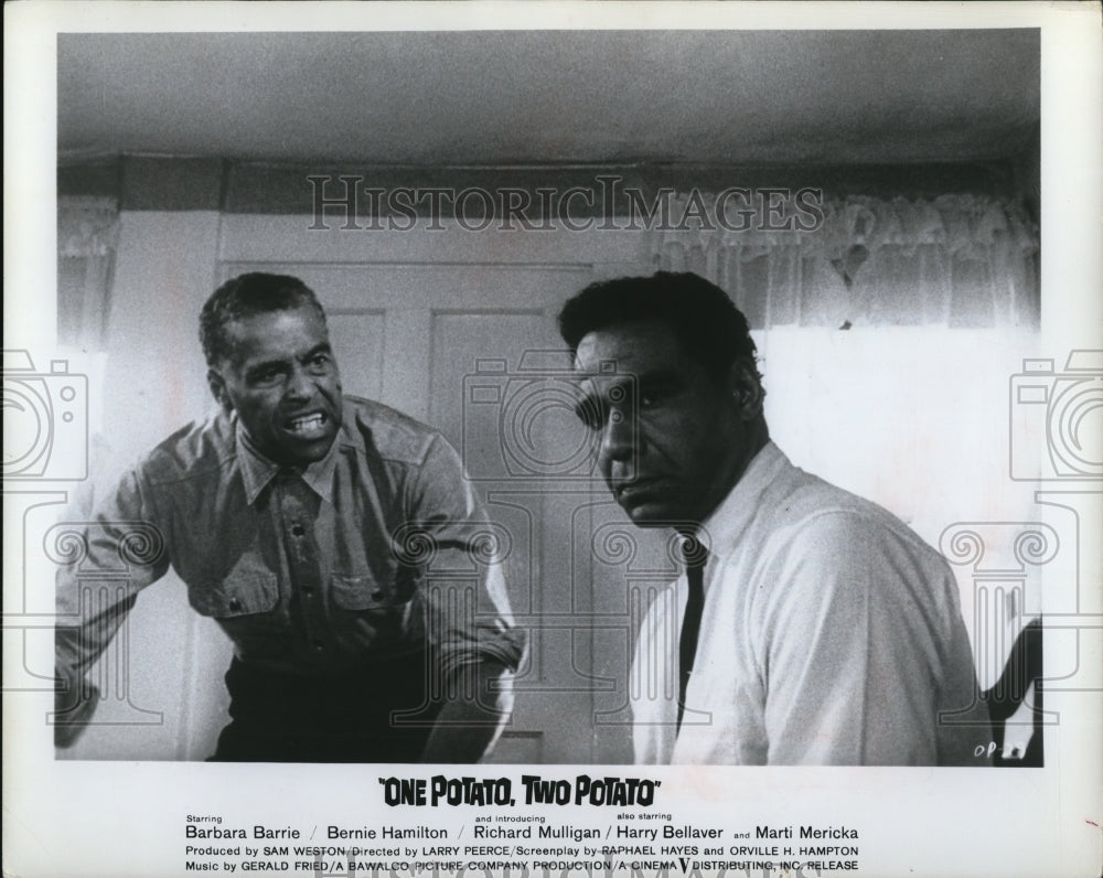 1965, Harry Bellever & Bernie Hamilton in One Potato, Two Potato - Historic Images