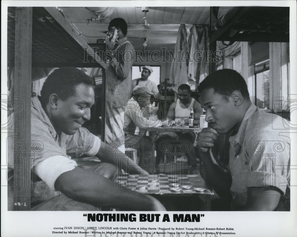 1966 Press Photo Leonard Parker and Ivan Dixon in Nothing But A Man - Historic Images