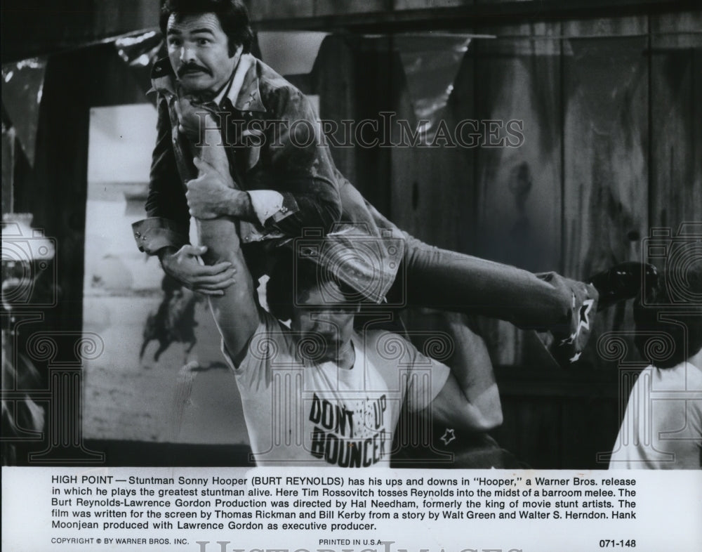 1978 Press Photo Burt Reynolds in Hooper - cvp78479 - Historic Images