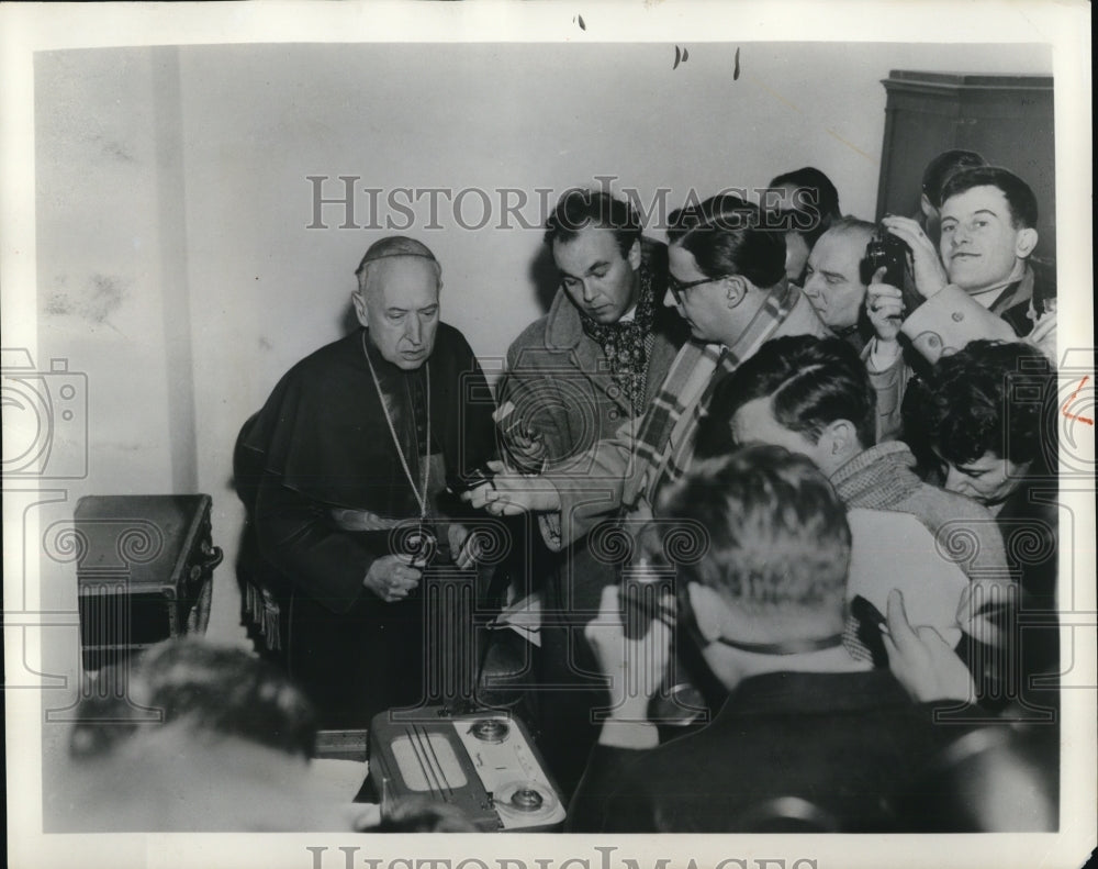 1956 Press Photo Cardinal Mindszenty Spent 7 Years in Prison - cvp78597 - Historic Images