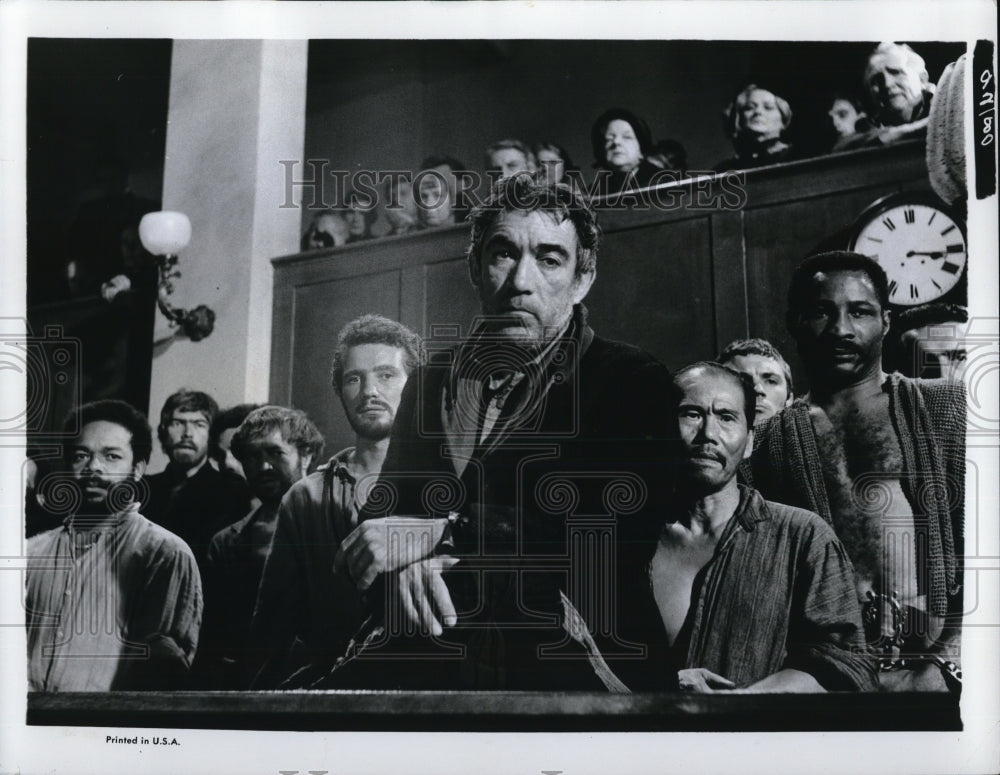 1965 Press Photo Anthony Quinn in High Wind in Jamaica - cvp78610 - Historic Images