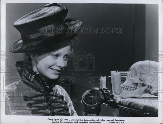 1973 Press Photo Sarah Miles in Lady Caroline Lamb - Historic Images