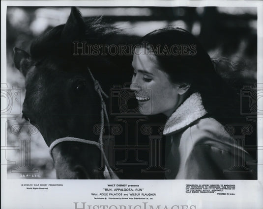 1966 Press Photo Adele Palacios in Run Appaloosa Run - Historic Images