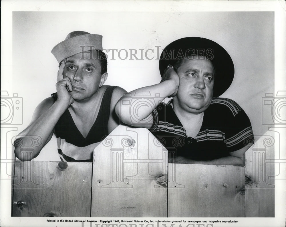 1941 Press Photo Olsen &amp; Johnson in Hellzapoppin - Historic Images