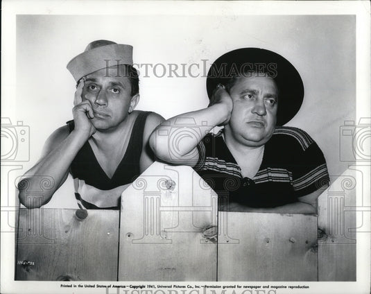 1941 Press Photo Olsen & Johnson in Hellzapoppin - Historic Images