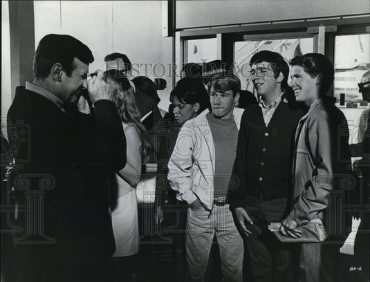 1969 Press Photo Wes Stern, Wink Roberts, Rich Kelman in The First Time - Historic Images
