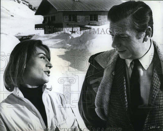 1970 Press Photo Annie Girardot & Yves Montano in Live for Life - cvp78811-Historic Images