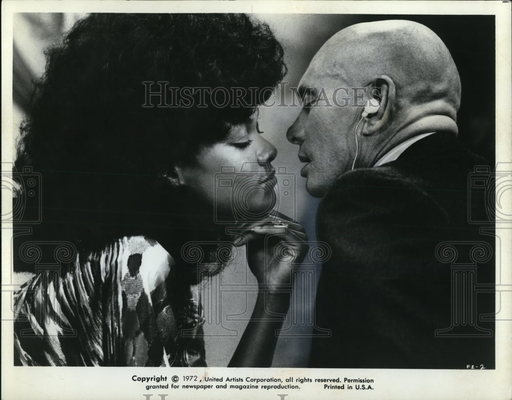 1972 Press Photo Yul Brenner in Fuzz - Historic Images