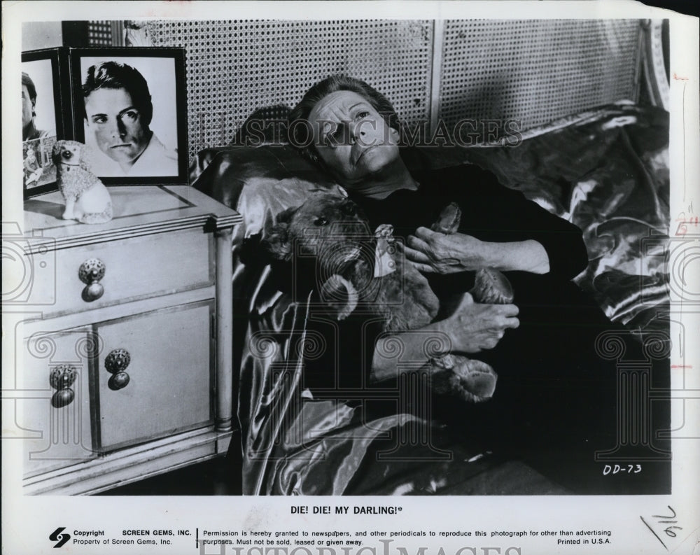 1965 Press Photo Stephanie Powers in Die! Die! My Darling! - Historic Images