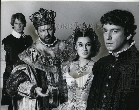 1969 Press Photo Brian Murray & Cast of Rosencrante & Guildenter Are Dead - Historic Images