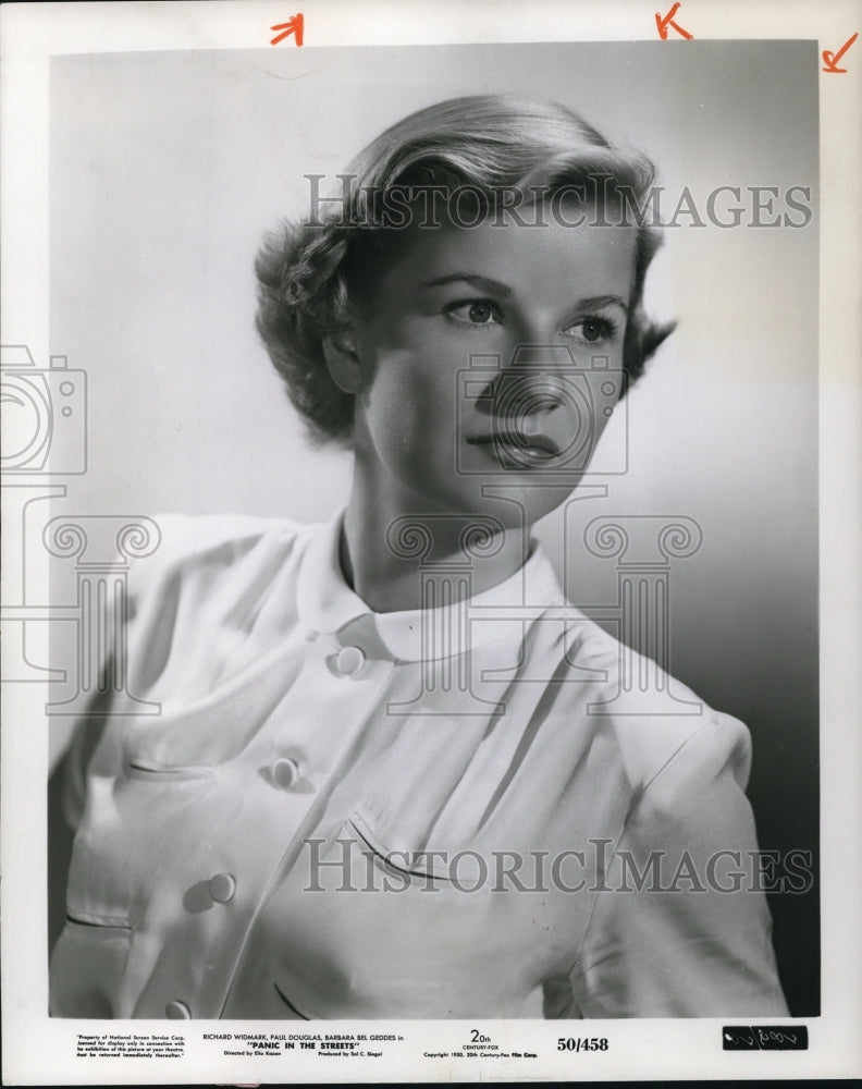 1950 Press Photo Barbara Bel Geddes in Panic in the Streets - cvp78973-Historic Images