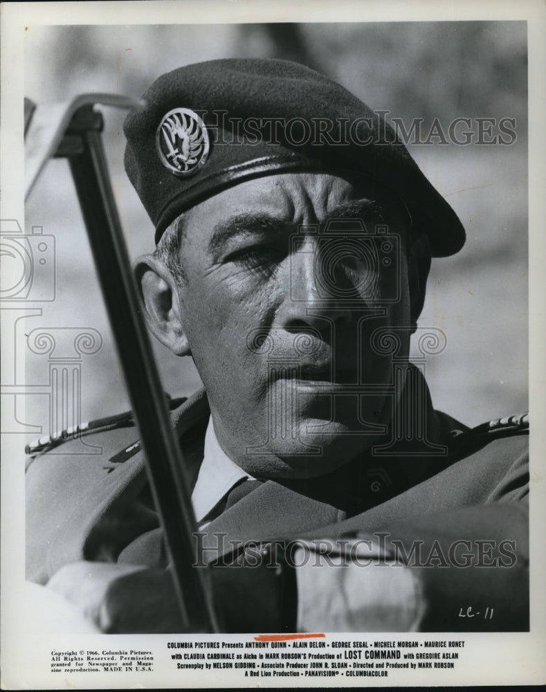 1966 Press Photo Anthony Quinn in Lost Command - cvp79058 - Historic Images