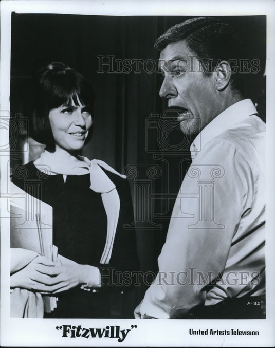 1967 Press Photo Barbara Feldon & Dick Van Dyke in Fitzwily - Historic Images