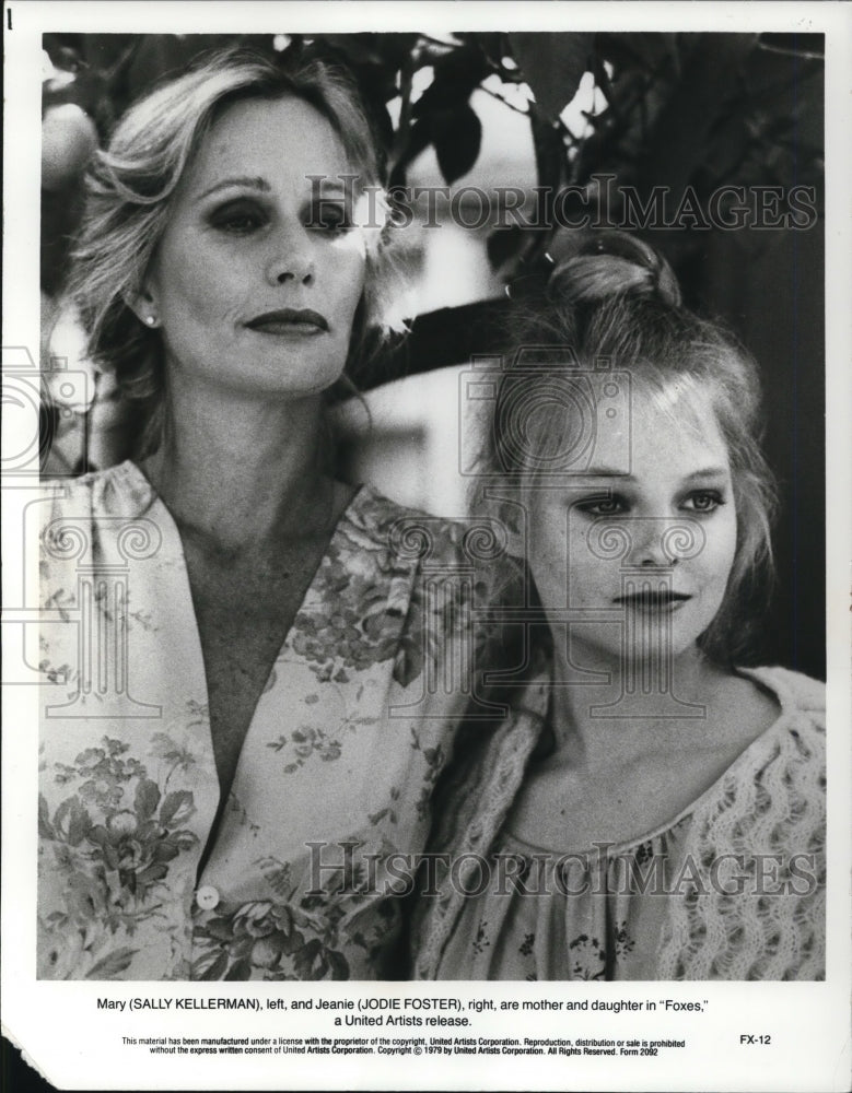 1979 Press Photo Sally Kellerman & Jodie Foster in Foxes - Historic Images