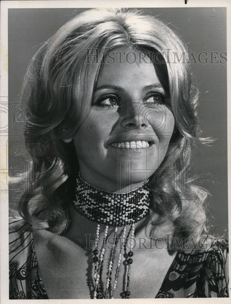 1970 Press Photo Actress Britt Ekland - Historic Images