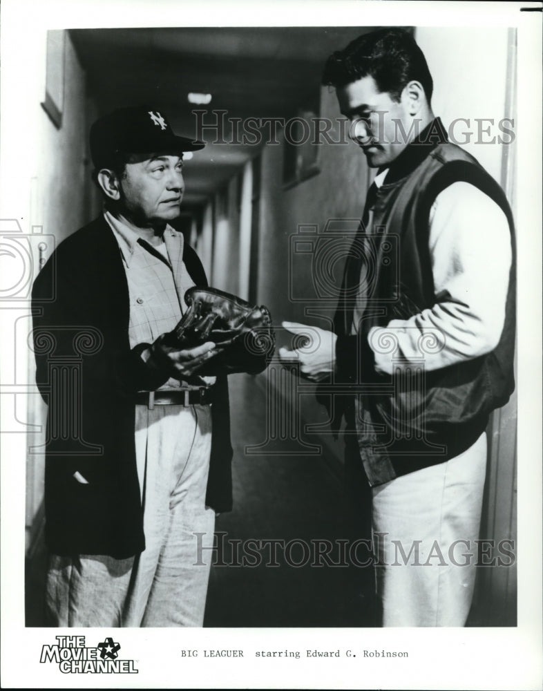 1953 Press Photo Edward C Robinson in Big Leaguer - cvp79779 - Historic Images