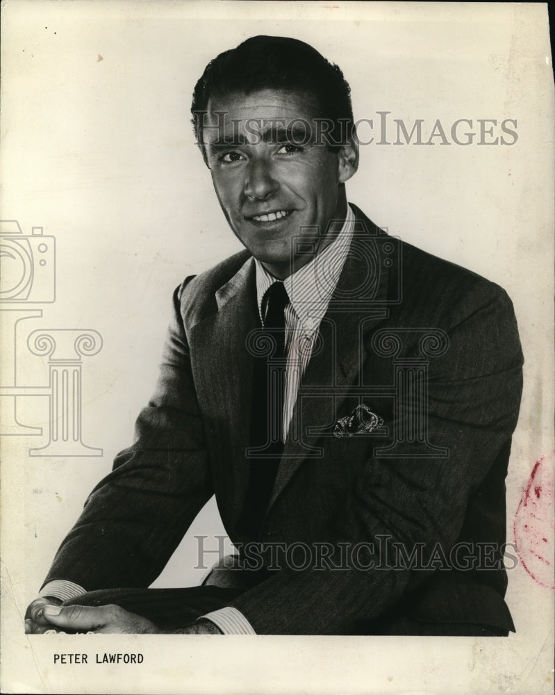 1957 Press Photo Peter Lawford - cvp79825 - Historic Images