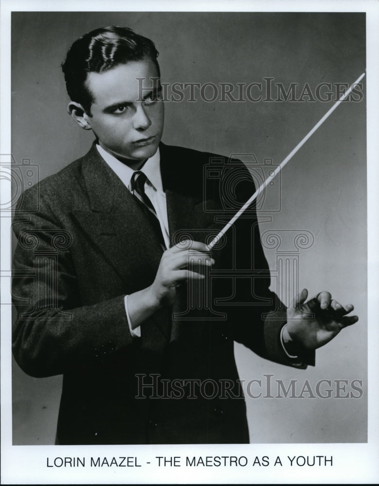 Press Photo Lorin Maazel, Maestro - Historic Images