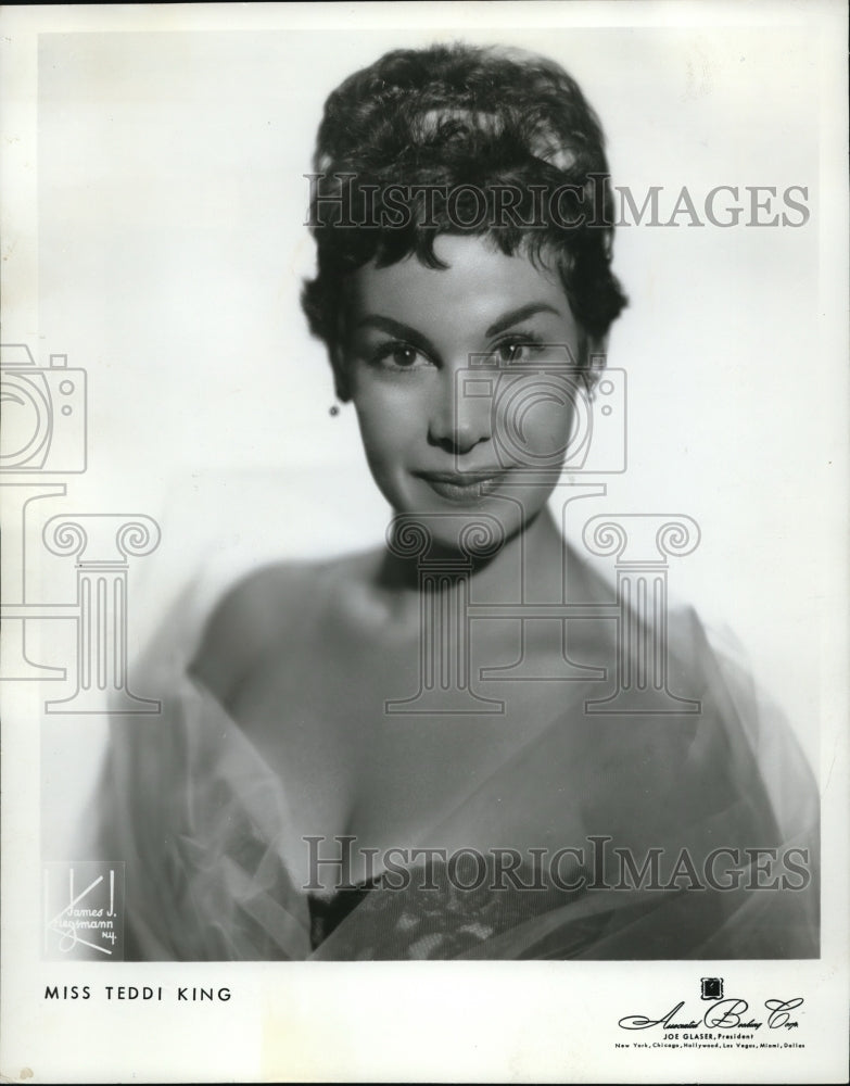 1963 Press Photo Teddi King - Historic Images