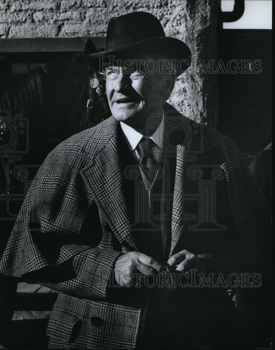 1967 Press Photo Fredric March in Hombre - Historic Images