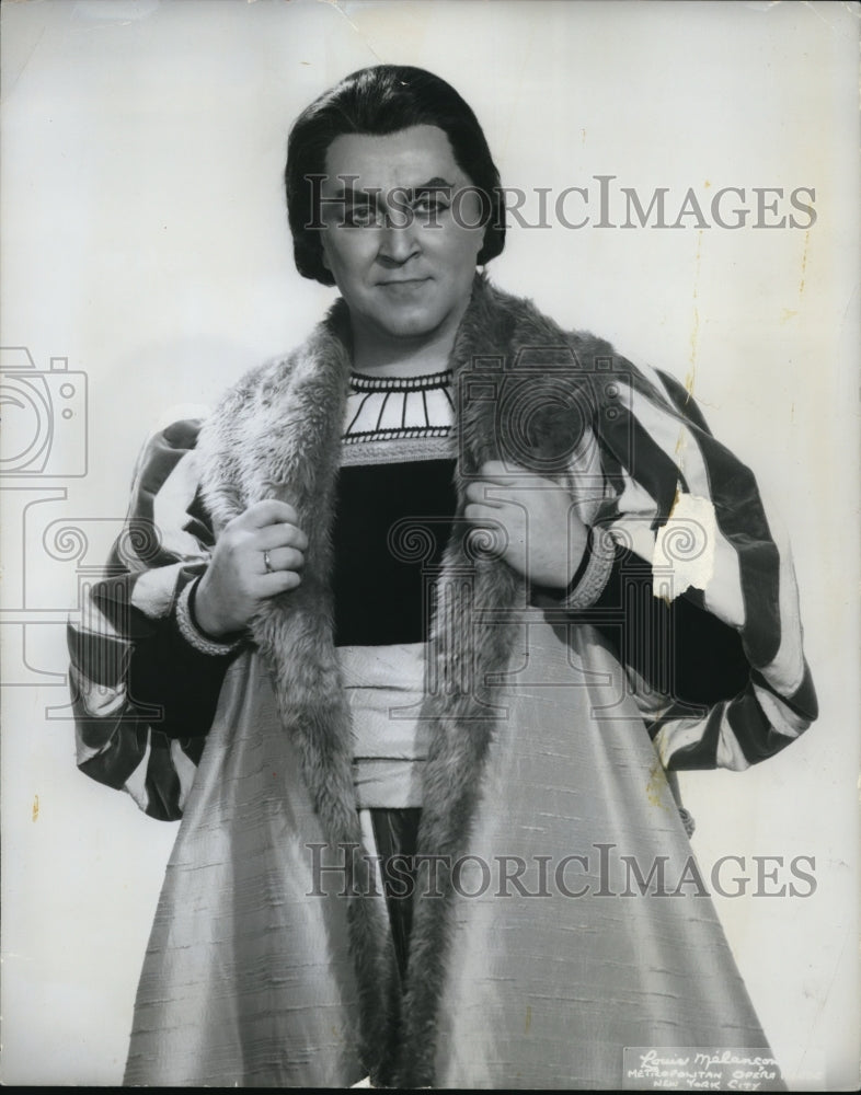 1963 Press Photo Opera Singer Robert Nagy as Roderigo in Verdi&#39;s Otello - Historic Images