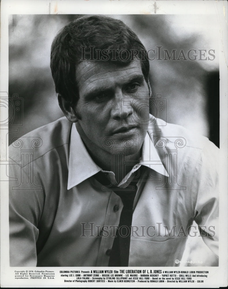 1981 Press Photo Lee Majors in The Liberation of L.B. Jones - Historic Images