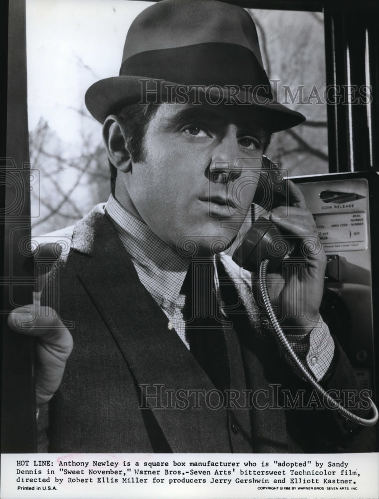 1968 Anthony Newley in Sweet November - Historic Images