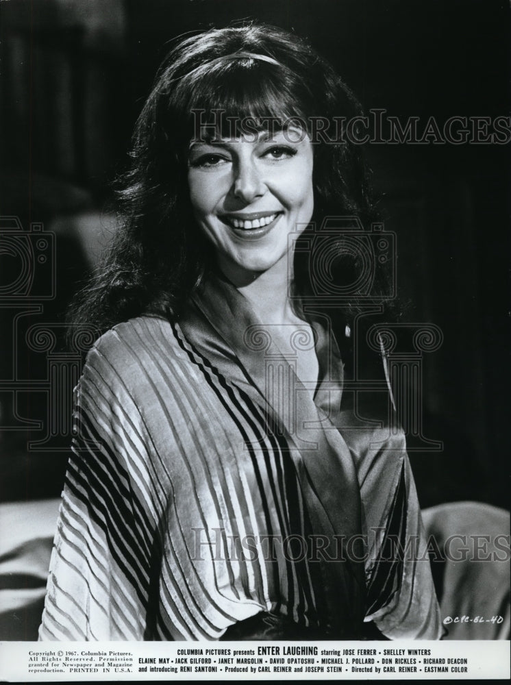 1967 Press Photo Elaine May Makes Film Debut in Enter Laughing - cvp80046 - Historic Images