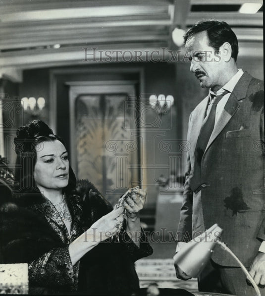 1964 Press Photo Pola Negri & Eli Wallach - Historic Images