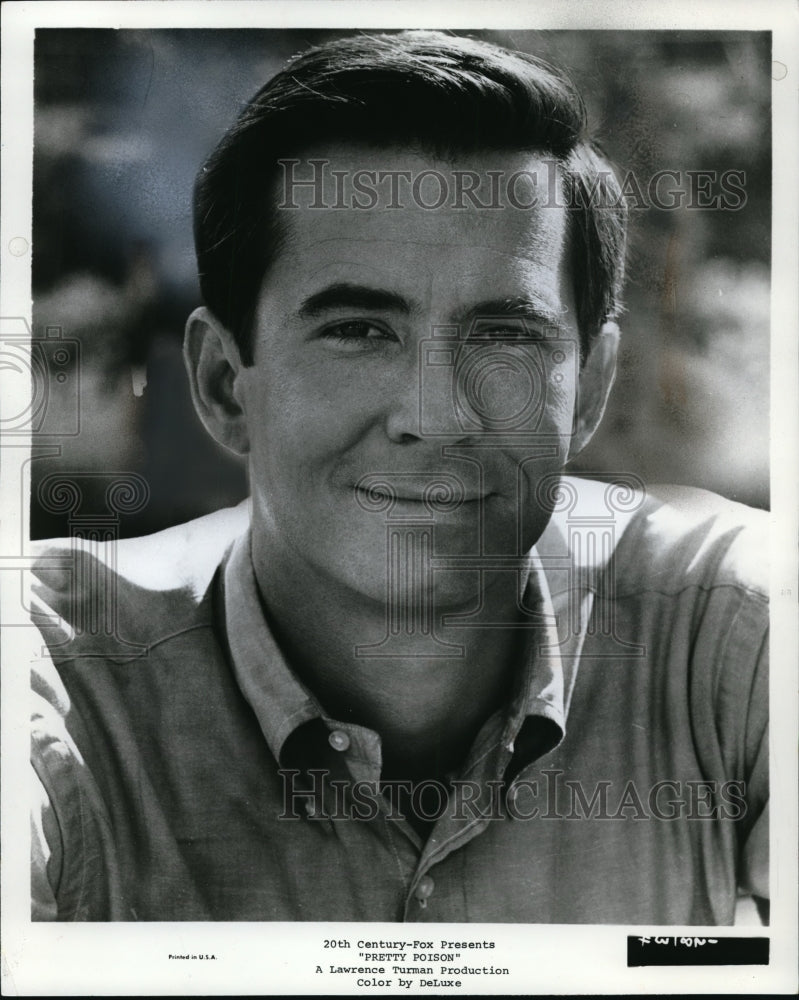 1970 Press Photo Anthony Perkins in Pretty Poison - Historic Images