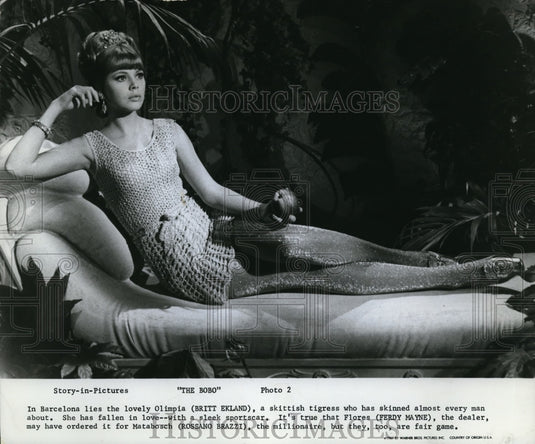 1959 Press Photo Britt Akland in The Bobo - Historic Images