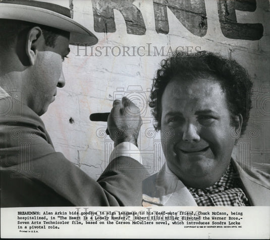 1969 Press Photo Chuck McCann in The Heart Is A Lonely Hunter - Historic Images