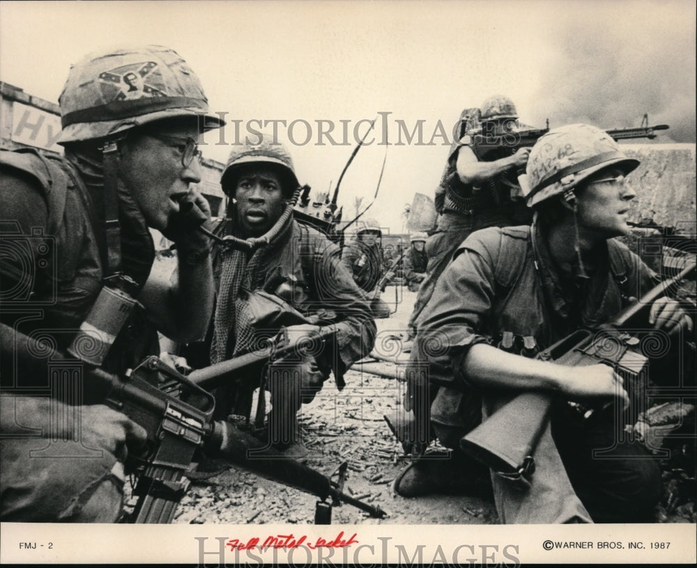 1987 Press Photo Full Metal Jacket - Historic Images