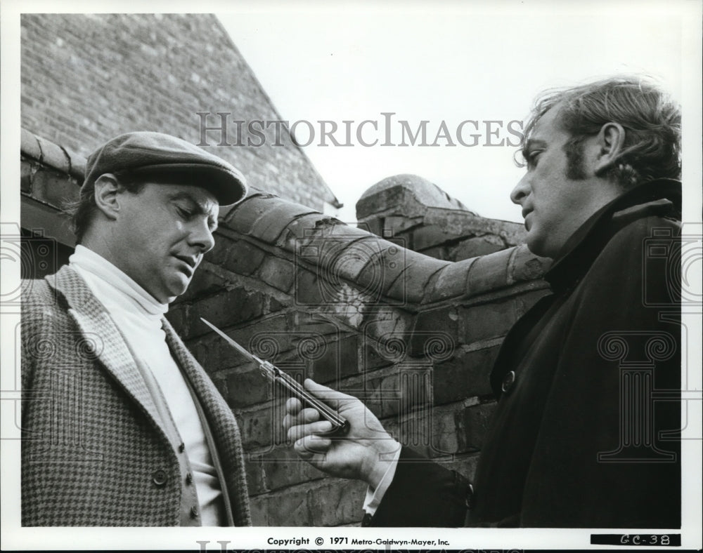 1971 Press Photo Michael Caine &amp; Glynn Edwards in Get Carter - Historic Images