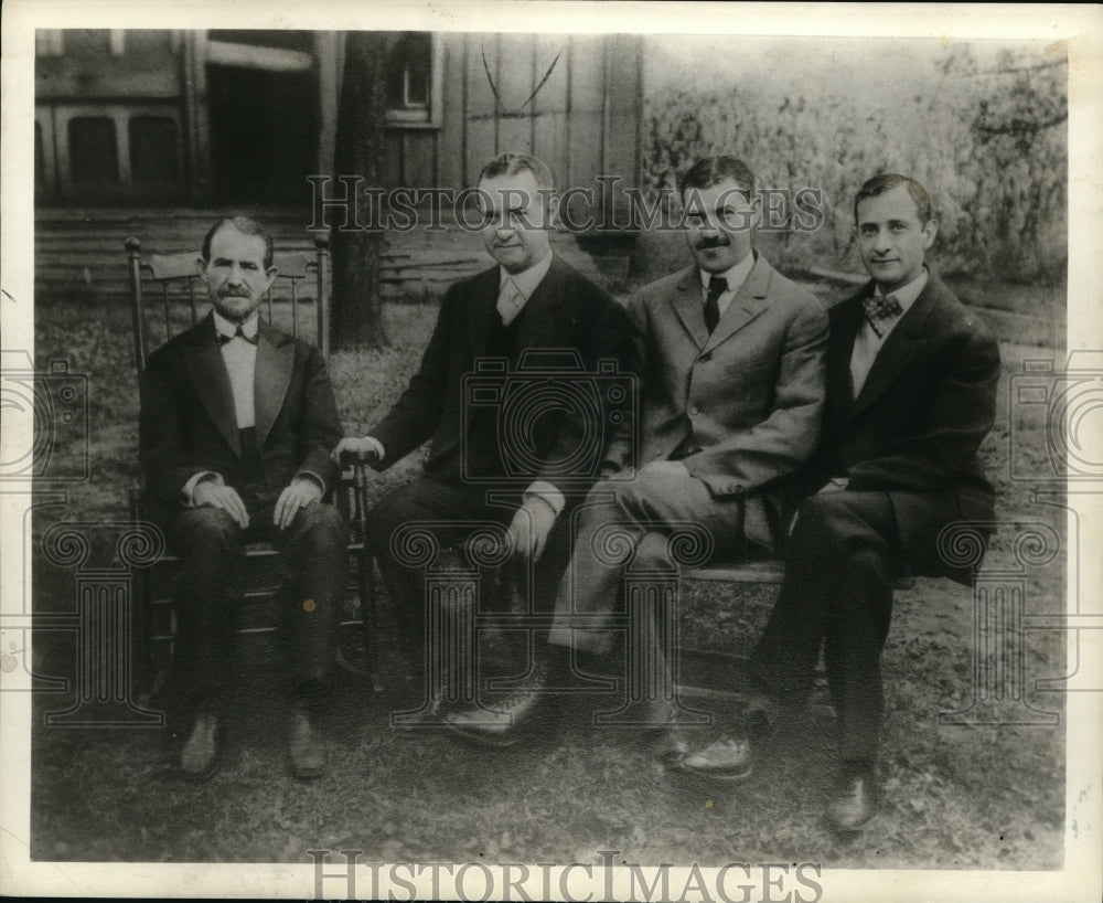 1941 Press Photo Henry Richman Nathan Richman Henry Richman Charles Ri ...