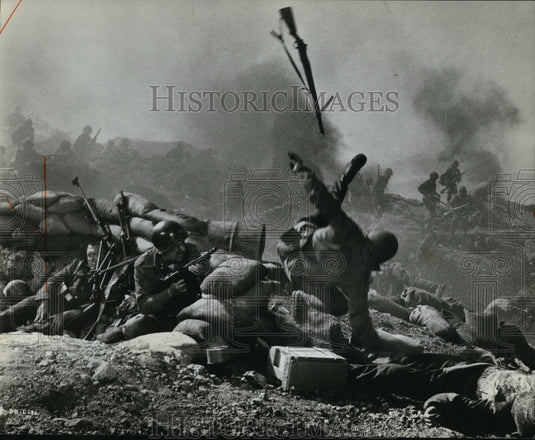 1968 Press Photo Scene from The Devil's Brigade - Historic Images