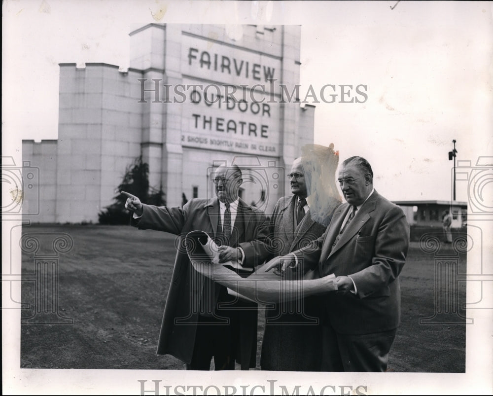 1952 Press Photo Ralph Walton, B.L. Boykin, L.W. Laube - Historic Images