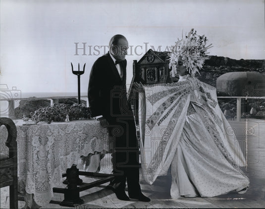 1969 Press Photo Scene from Movie Boom - Historic Images
