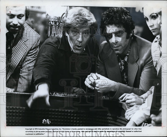 1974 Press Photo George Segal & Elliott Gould in California Split - Historic Images