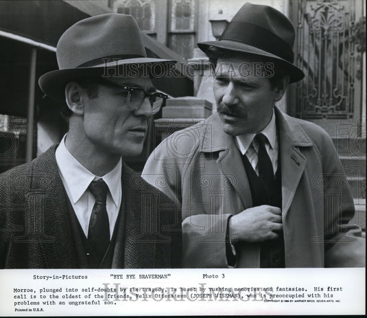 1968 Press Photo Joseph Wiseman in Bye, Bye Braverman - Historic Images
