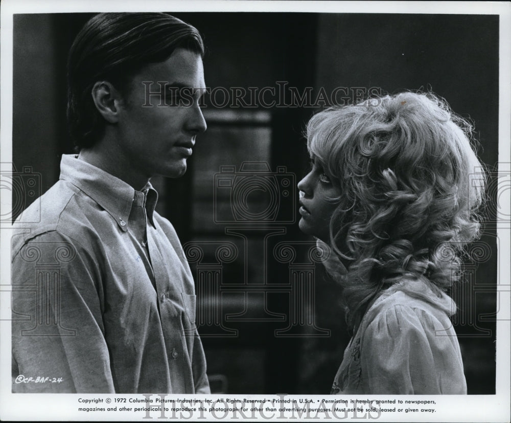 1972 Press Photo Goldie Hawn &amp; Edward Albert in Butterflies Are Free - Historic Images