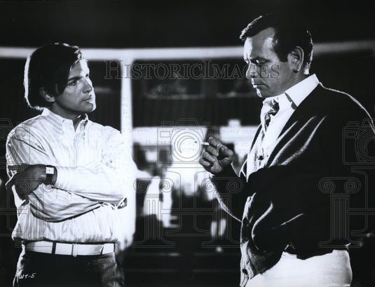 1969 Press Photo David Janssen & Robert Drivas in Where it's At - Historic Images