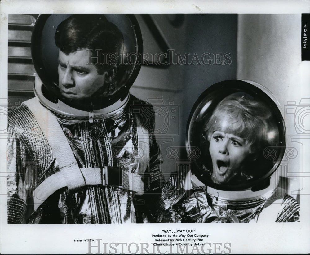 1966 Jerry Lewis & Connie Stevens in Way...Way Out - Historic Images