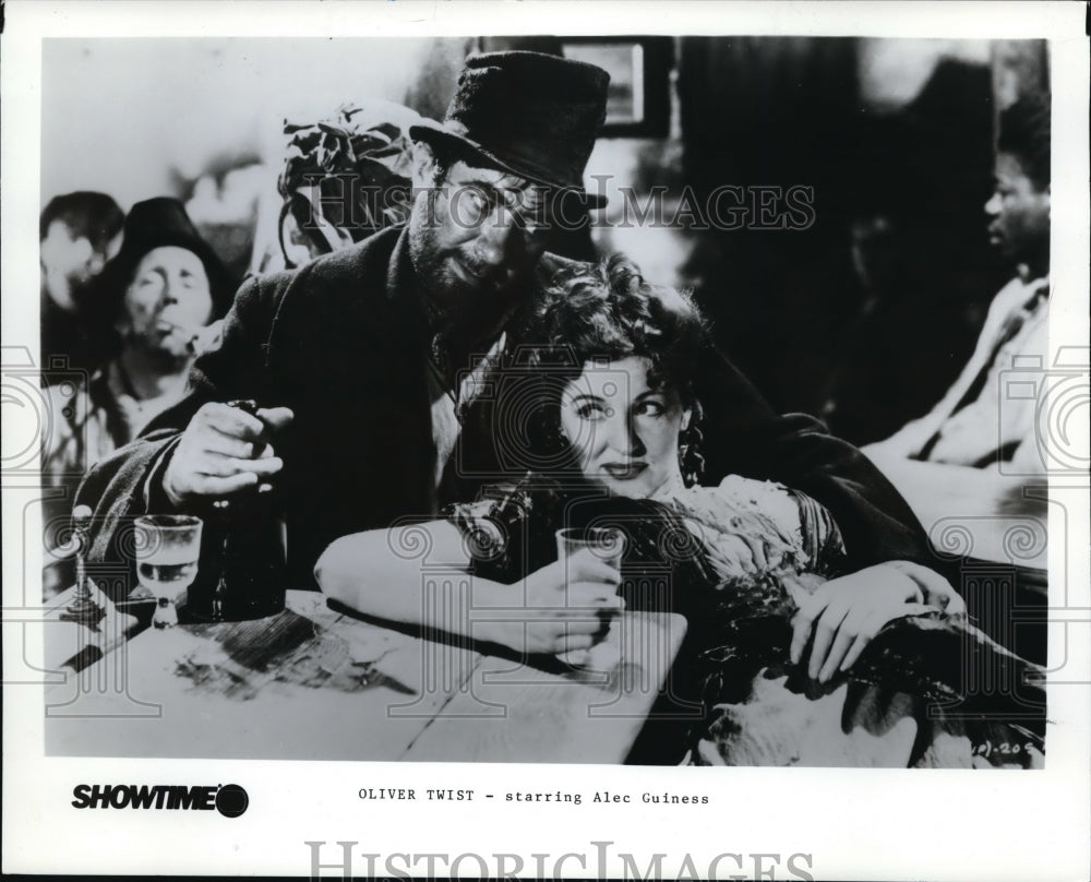 1986 Press Photo Alec Guiness in Oliver Twist - Historic Images