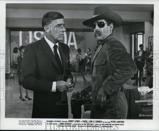 1969 Press Photo Columbia Pictures presents Hook, Line & Sinker with Peter - Historic Images