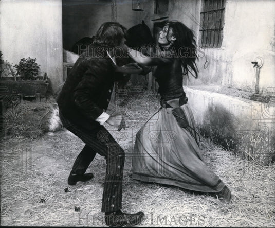 1972 Press Photo MGM presents Catlow with Dahlia Lavi - Historic Images