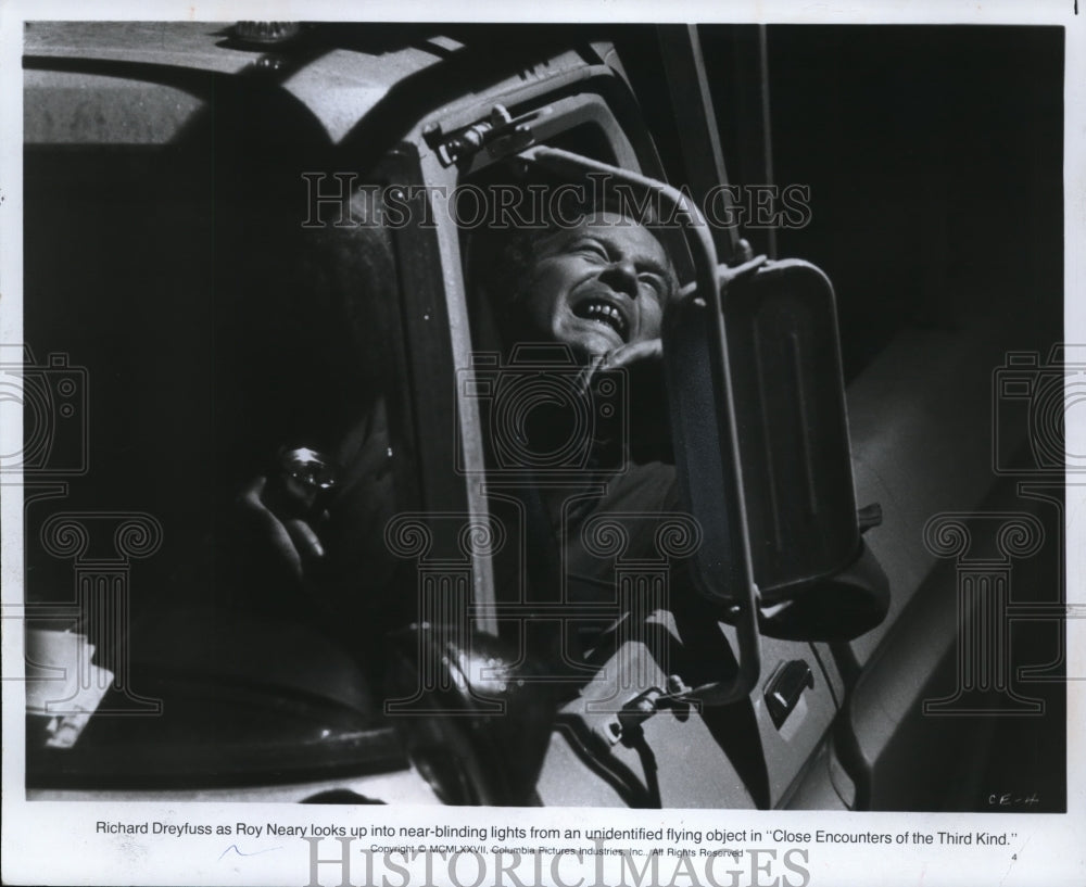 1978 Press Photo Richard Dreyfuss in Close Encounters of the Third Kind - Historic Images
