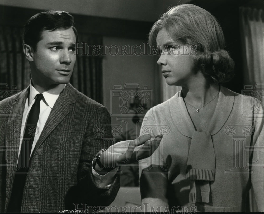 1965 Press Photo George Maharis and Anne Francis - Historic Images