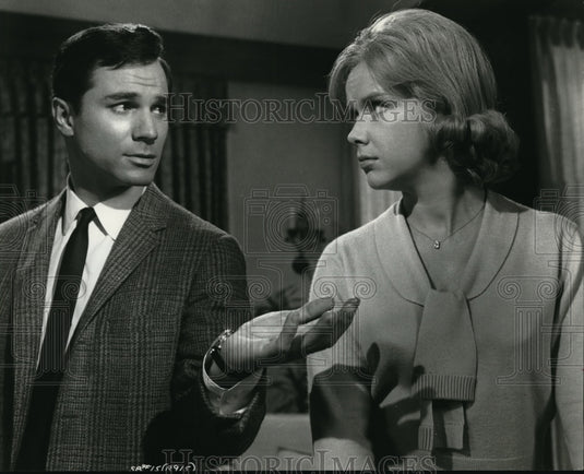 1965 Press Photo George Maharis and Anne Francis - Historic Images