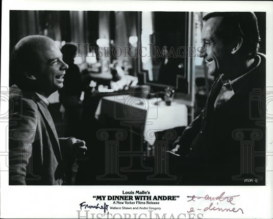 1982 Press Photo Scene From My Dinner With Andre - Historic Images